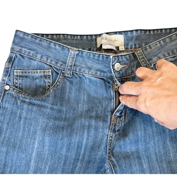 Tex by Max Azria vintage flare casual denim jeans mid rise size 29, #4179 - Picture 3 of 6